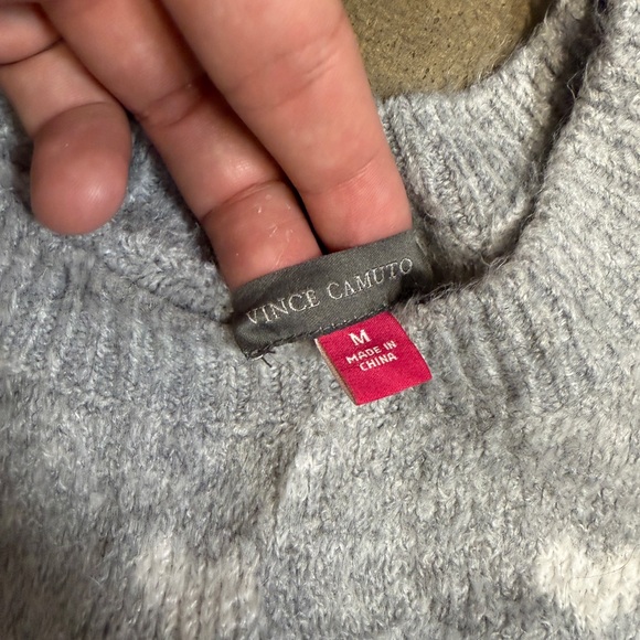 Vince Camuto Gray Knit Sweater - Picture 2 of 3